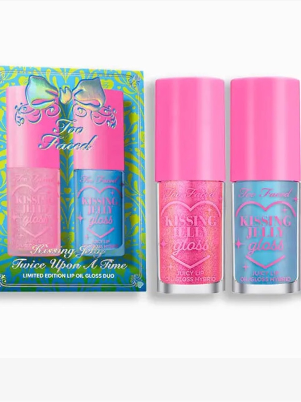 Too Faced Kissing Jelly Gloss Duo | Limited Edition | New in Box